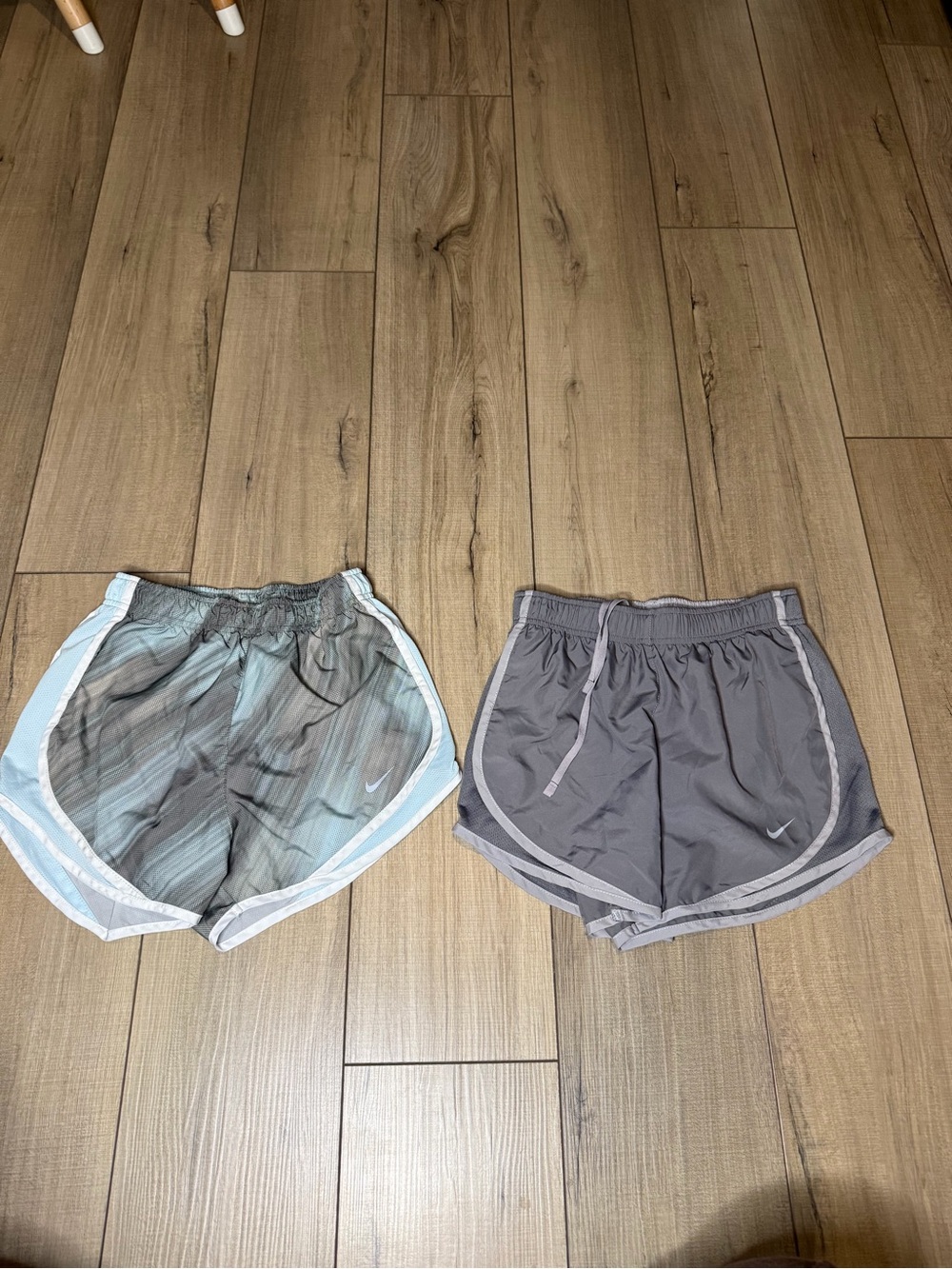 Nike Dri-FIT Tempo Running Shorts Lot of 2 Women’s XS Gray Blue Athletic